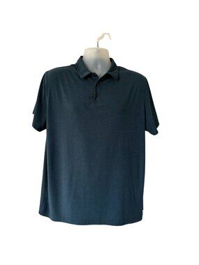 Vuori Strato Tech Polo Mens Navy Blue Stretchy Large